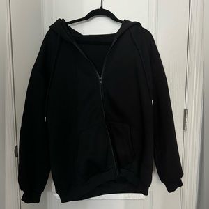 Black Zip Up